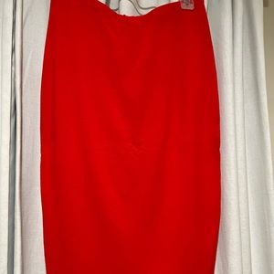 Vince Camuto Red Pencil Skirt